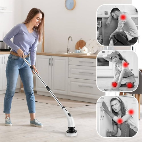 PowerClean – Cepillo eléctrico 7 en 1 para limpieza total