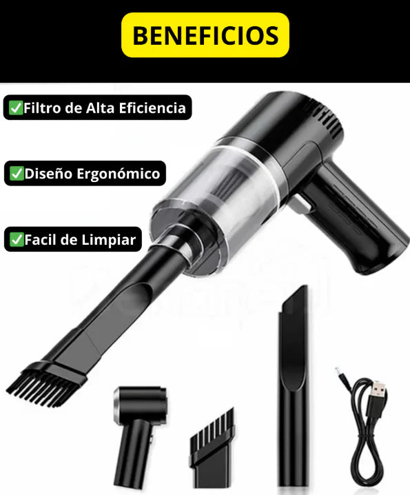 POWERCLEAN™ MINIASPIRADORA MULTIUSOS ⚡ | CARGA RAPIDA 🔋
