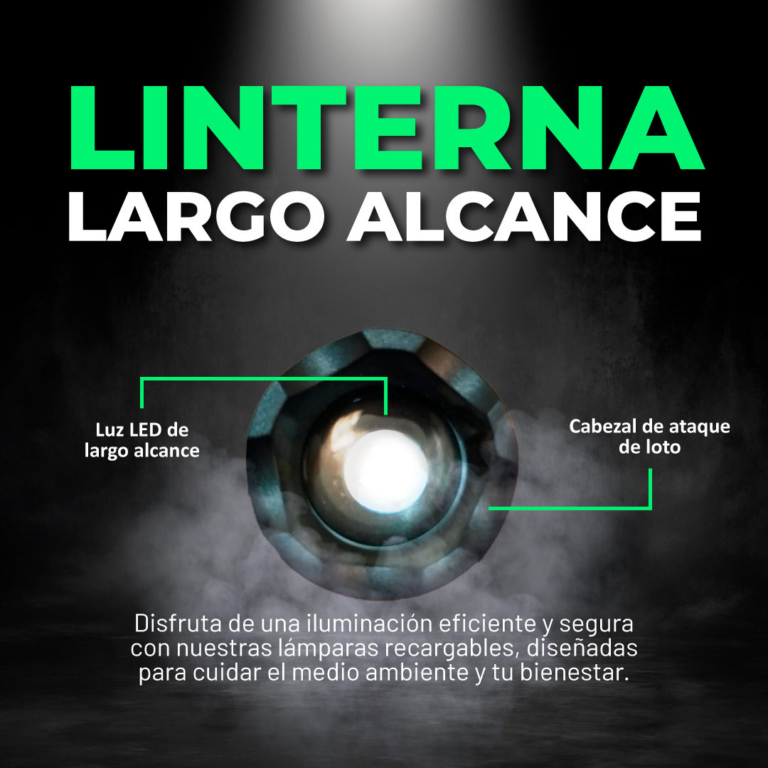 Linterna CHAMPION largo alcance
