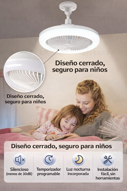 VENTYFLY LED - VENTILADO CON FOCO LED