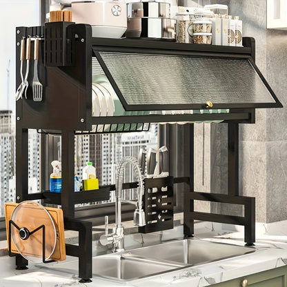 AquaRack™ DELUXE Escurridor de platos  🍽️💦  | + PAÑOS IMPERMEABLES GRATIS🧽