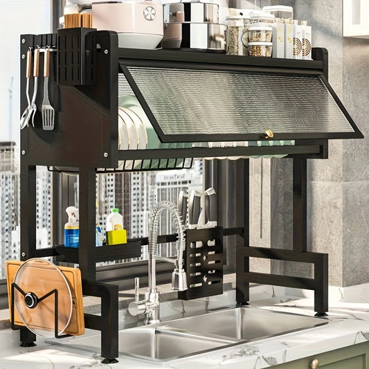 AquaRack™ DELUXE Escurridor de platos  🍽️💦  | + PAÑOS IMPERMEABLES GRATIS🧽