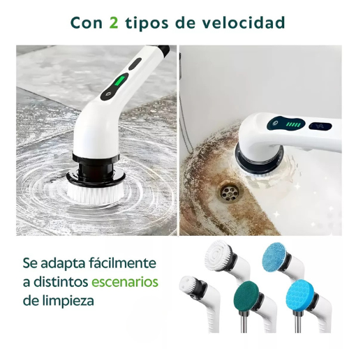PowerClean – Cepillo eléctrico 7 en 1 para limpieza total