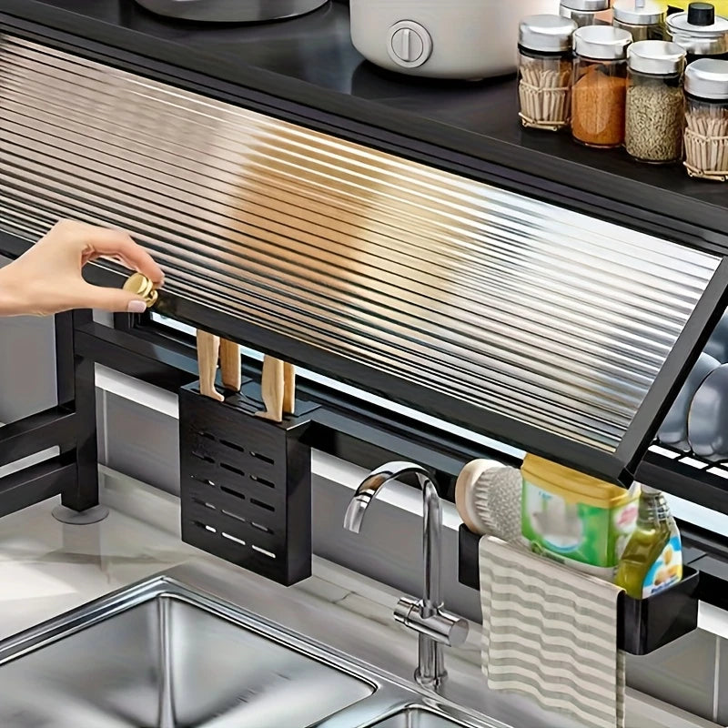 AquaRack™ DELUXE Escurridor de platos  🍽️💦  | + PAÑOS IMPERMEABLES GRATIS🧽