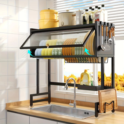 AquaRack™ DELUXE Escurridor de platos  🍽️💦  | + PAÑOS IMPERMEABLES GRATIS🧽
