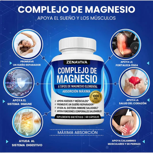 Capsulas de Magnesio Complex - TOPLUX